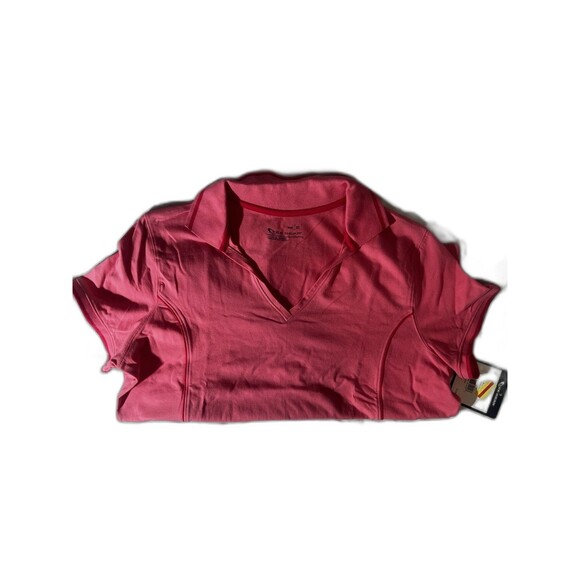 Tek Gear Women’s XL Short Sleeve Polo Pink - Picture 9 of 10